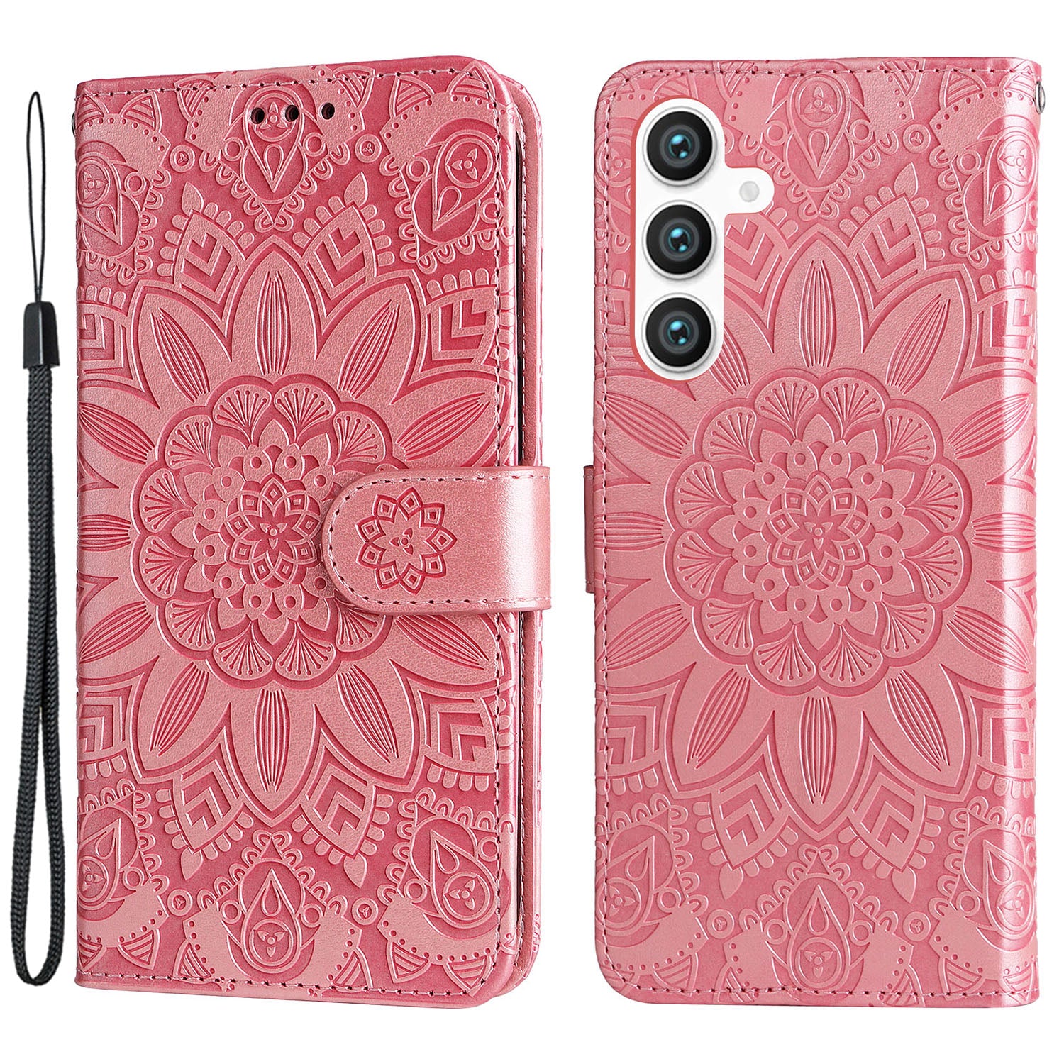 For Samsung Galaxy S23 FE Anti-Scratch Phone Cover PU Leather Shockproof Imprinted Sunflower Wallet Stand Case For Samsung Galaxy S23 FE Anti-Scratch Phone Cover PU Leather Shockproof Imprinted Sunflower Wallet Stand Case